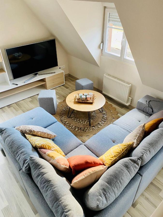 L'Envolee Alsacienne - Magnifique Appartement En Duplex 오스트하임 외부 사진